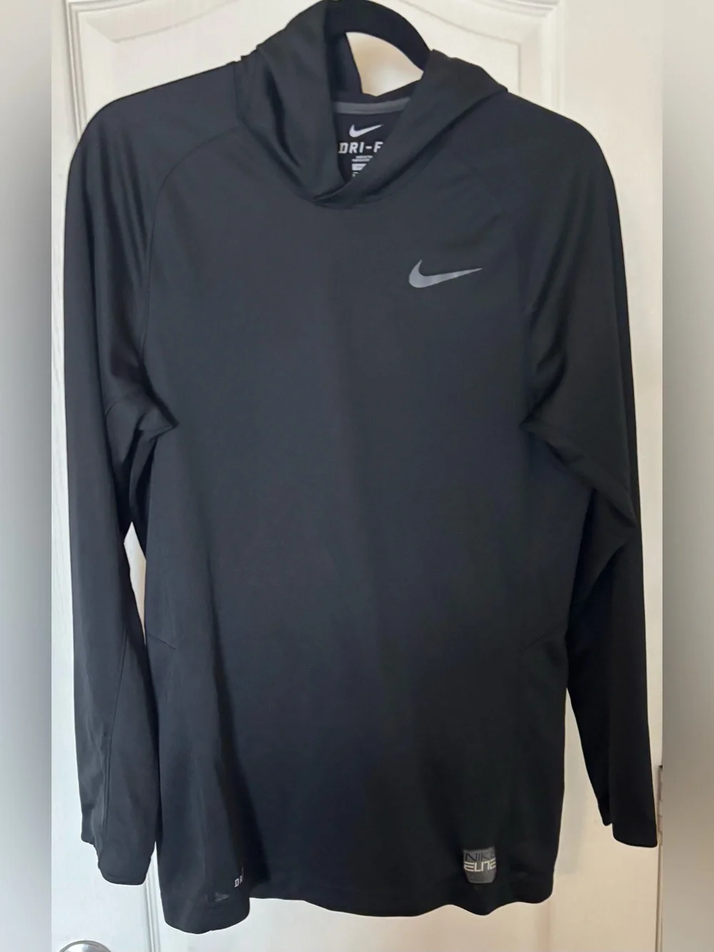 Nike Elite Dri-FIT Lightweight Pullover Basketball Hoodie/Shooter Shirt Sz S GUC